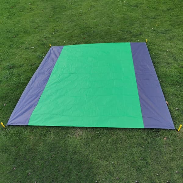 210x200 cm Strandtæppe – Vandtæt Holdbar Sammenfoldelig Familie Picnic-måtte