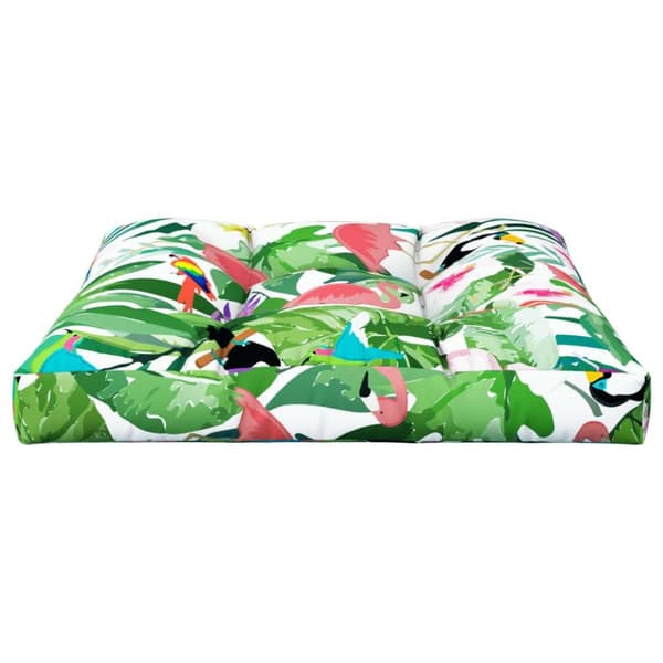 vidaXL Palldyna flerfärgad 70x70x12 cm tyg