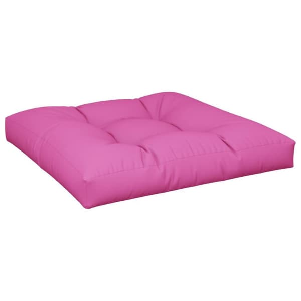 vidaXL Palldyna rosa 70x70x12 cm tyg