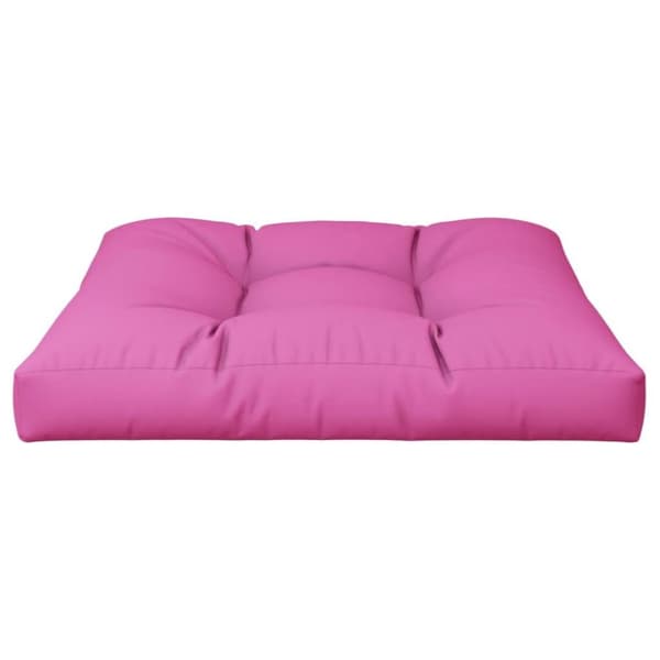 vidaXL Palldyna rosa 70x70x12 cm tyg