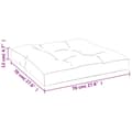Miniatyrbild 10 av 10: vidaXL Palldyna rosa 70x70x12 cm tyg