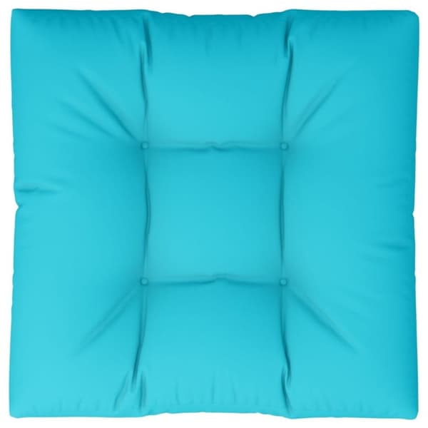 vidaXL pallehynde 70x70x12 cm stof turkis