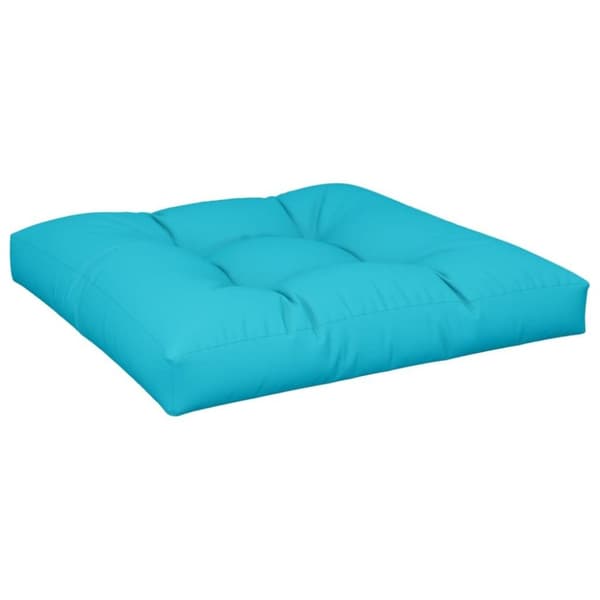 vidaXL pallehynde 80x80x12 cm stof turkis