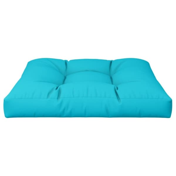 vidaXL pallehynde 80x80x12 cm stof turkis