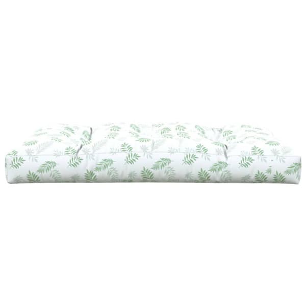 vidaXL Palldyna bladmönster 120x80x12 cm tyg