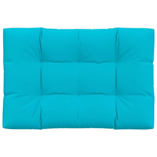 vidaXL pallehynde 120x80x12 cm stof turkis
