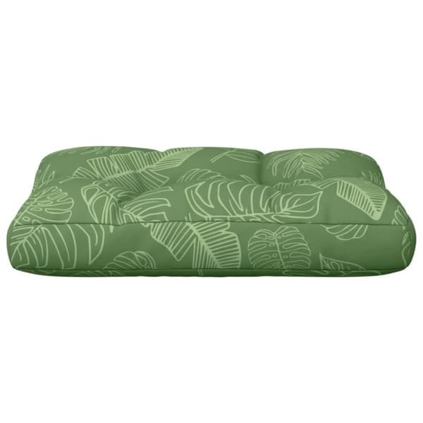 vidaXL pallehynde 50x40x12 cm stof bladmønster