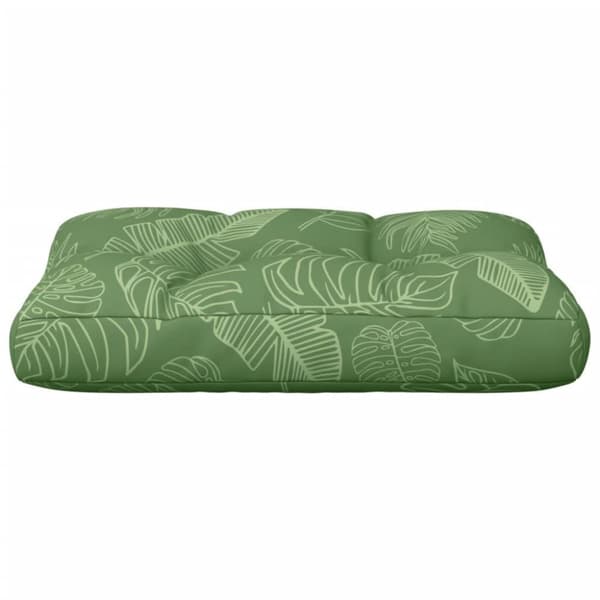 vidaXL Palldyna bladmönster 60x40x12 cm tyg