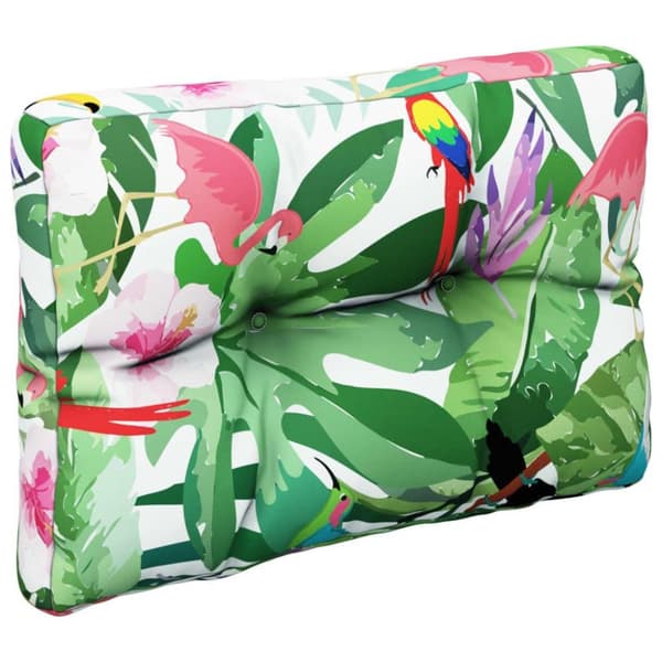 vidaXL pallehynde 60x40x12 cm stof flerfarvet