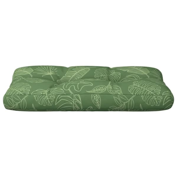 vidaXL pallehynde 80x40x12 cm stof bladmønster