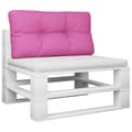 Miniatyrbillede 3 af 9: vidaXL pallehynde 80x40x12 cm stof pink