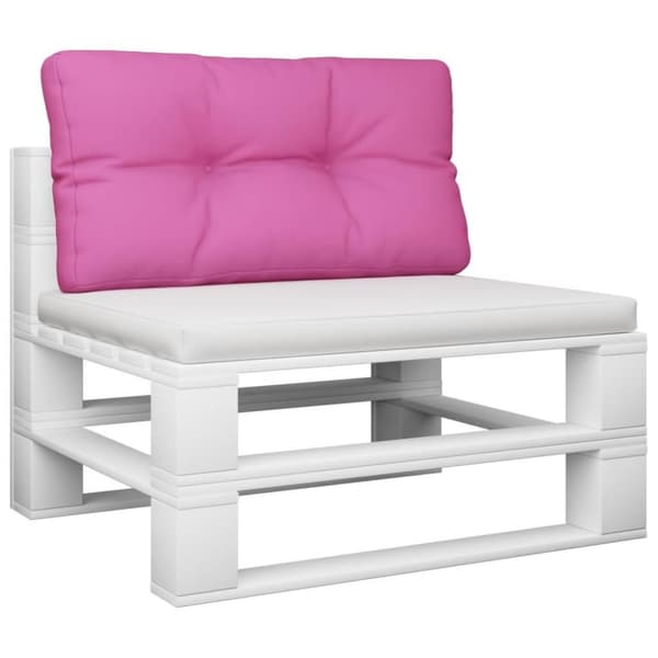 vidaXL pallehynde 80x40x12 cm stof pink