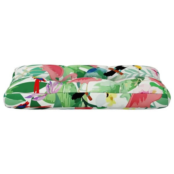 vidaXL pallehynde 80x40x12 cm stof flerfarvet