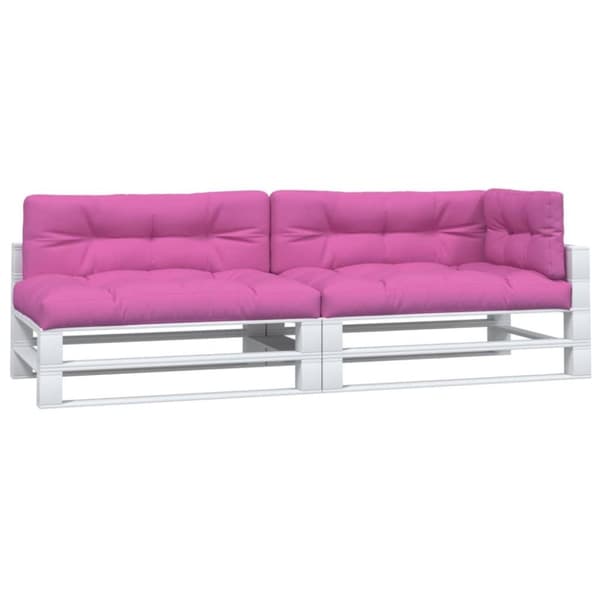 vidaXL pallehynder 5 stk. stof pink