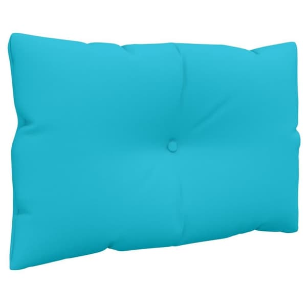 vidaXL Dynor till pallsoffa 2 st turkos Oxford-tyg