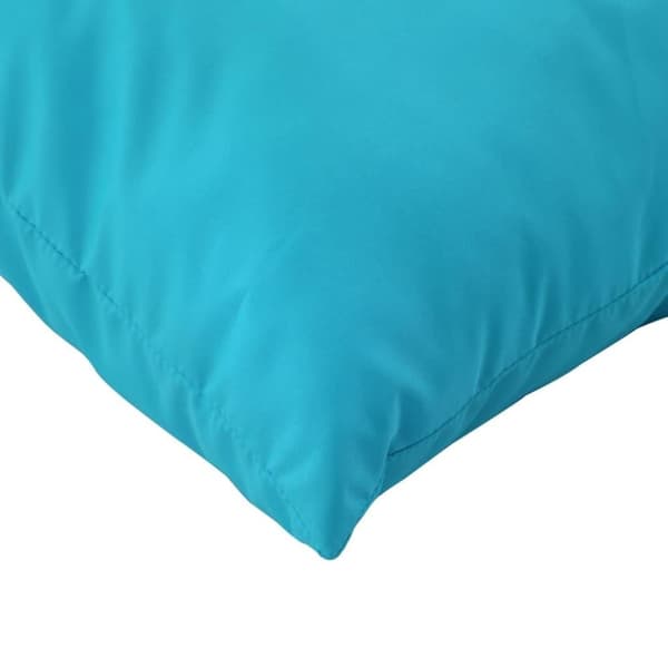 vidaXL Dynor till pallsoffa 2 st turkos Oxford-tyg