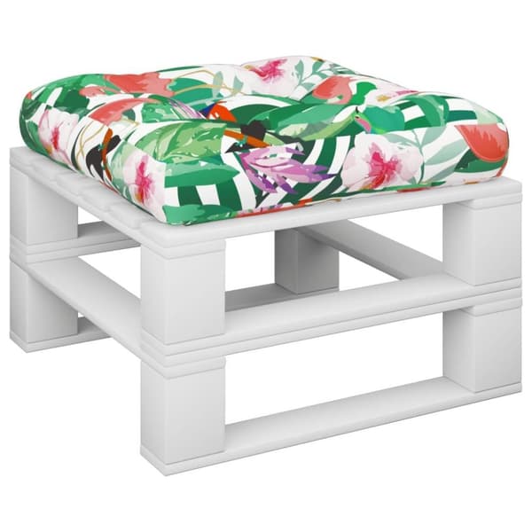 vidaXL pallehynde 60x61,5x10 cm oxfordstof flerfarvet