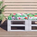 Miniatyrbillede 2 af 7: vidaXL pallehynde 60x61,5x10 cm oxfordstof flerfarvet