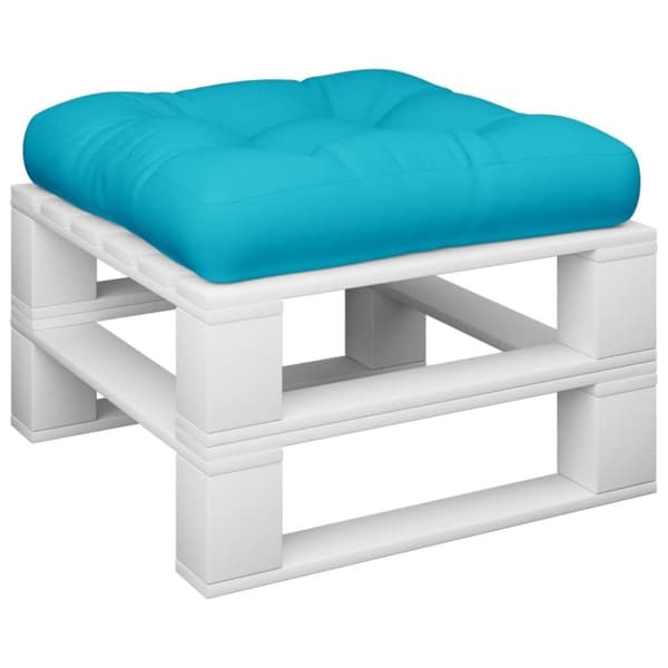 vidaXL pallehynde 60x61,5x10 cm oxfordstof turkis