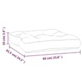 Miniatyrbillede 7 af 10: vidaXL pallehynde 60x61,5x10 cm oxfordstof turkis