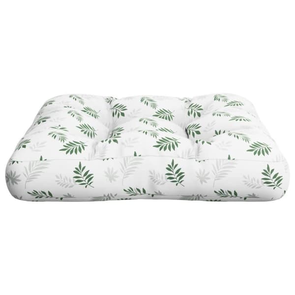 vidaXL pallehynde 58x58x10 cm oxfordstof bladmønster