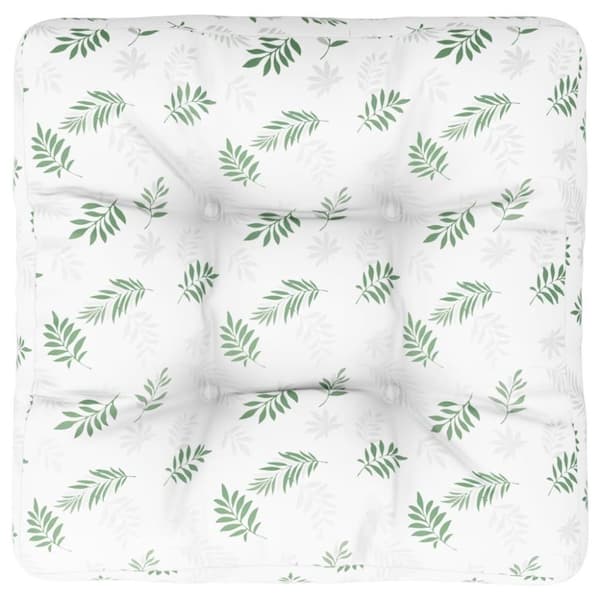 vidaXL pallehynde 58x58x10 cm oxfordstof bladmønster