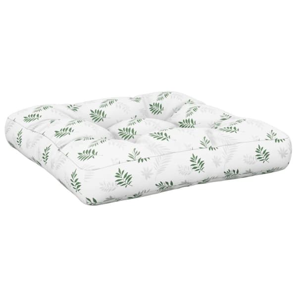 vidaXL pallehynde 58x58x10 cm oxfordstof bladmønster