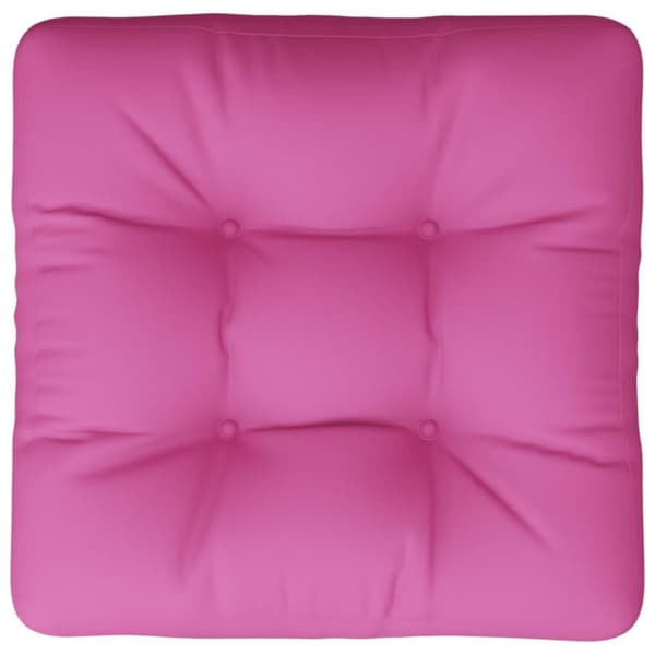 vidaXL pallehynde 58x58x10 cm oxfordstof pink