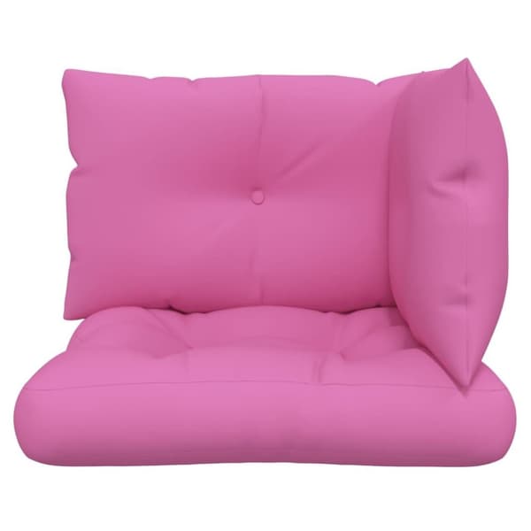 vidaXL Dynor till pallsoffa 3 st rosa Oxford-tyg