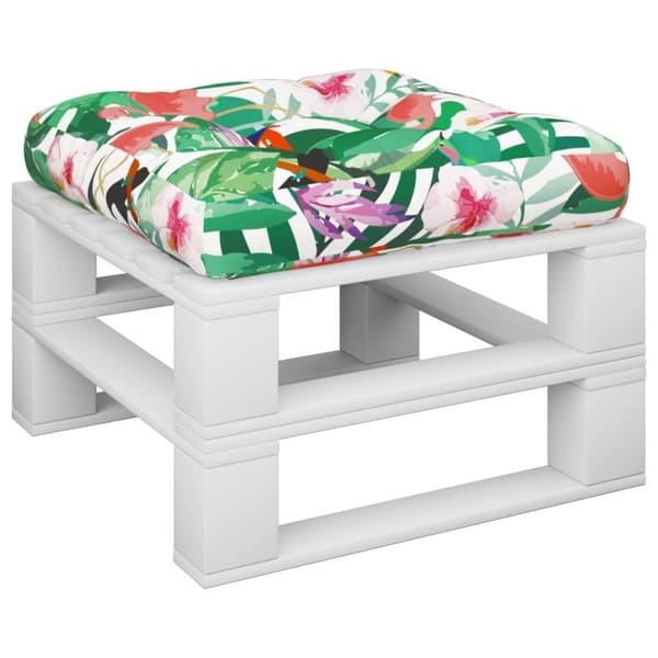 vidaXL Palldyna flerfärgad 58x58x10 cm oxfordtyg