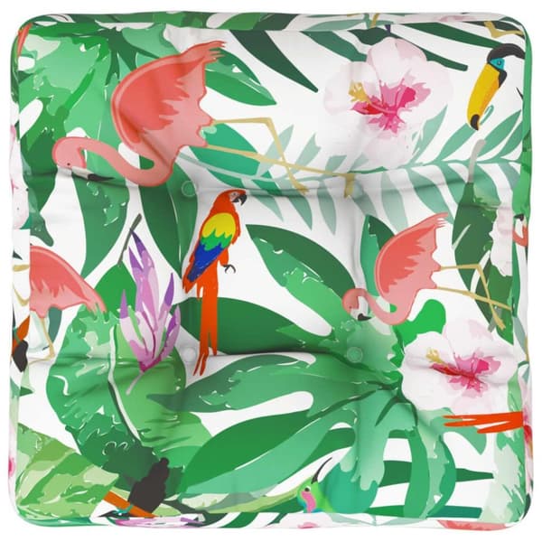 vidaXL Palldyna flerfärgad 58x58x10 cm oxfordtyg
