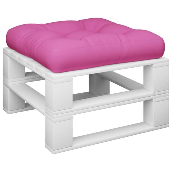 vidaXL Palldyna rosa 58x58x10 cm oxfordtyg