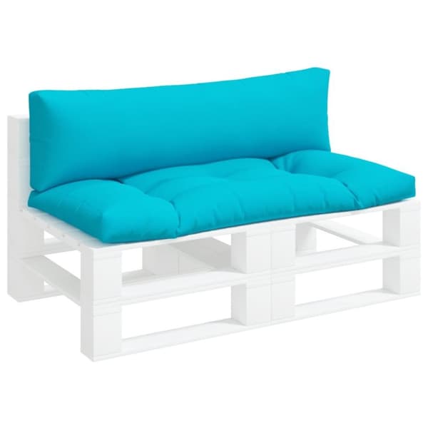 vidaXL Dynor till pallsoffa 2 st turkos Oxford-tyg