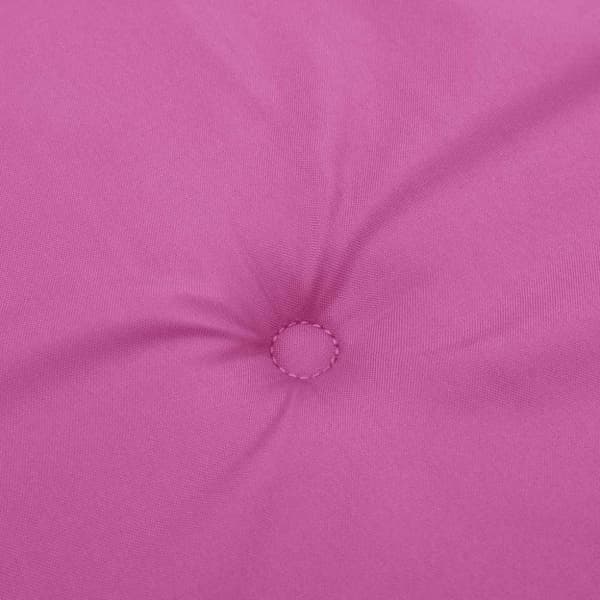 vidaXL Stolsdynor 4 st rosa 50x50x3 cm tyg