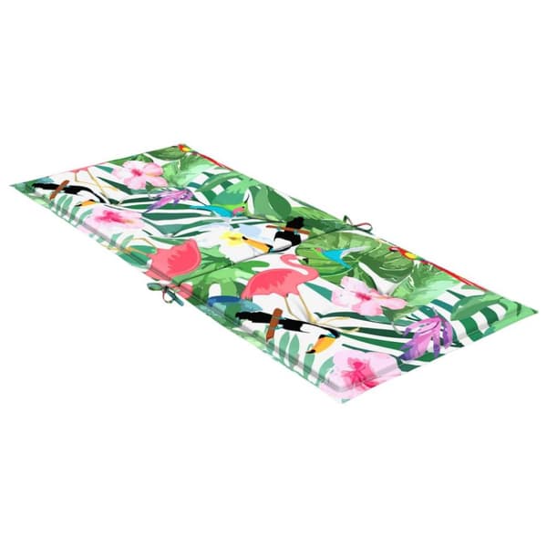 vidaXL Stolsdynor 2 st flerfärgad 120x50x3 cm tyg