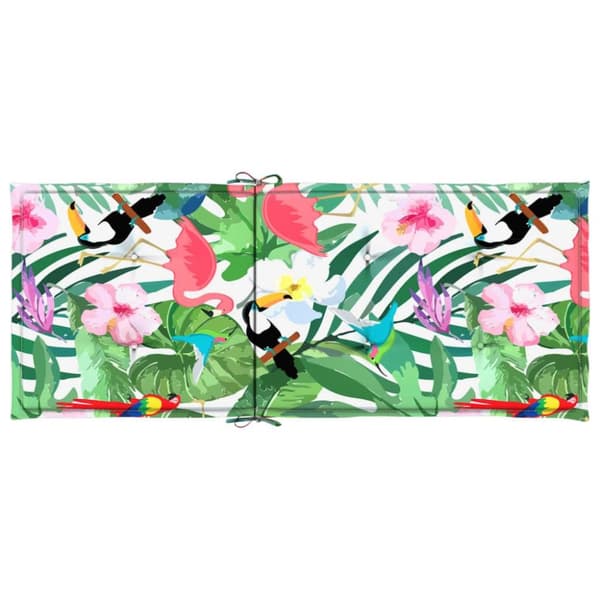 vidaXL Stolsdynor 2 st flerfärgad 120x50x3 cm tyg