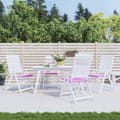 Miniatyrbillede 2 af 10: vidaXL hynder til havestol 4 stk. 40x40x3 cm stof pink