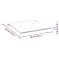 Miniatyrbillede 10 af 10: vidaXL hynder til havestol 2 stk. 50x50x3 cm stof pink