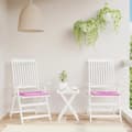 Miniatyrbillede 2 af 10: vidaXL hynder til havestol 2 stk. 50x50x3 cm stof pink