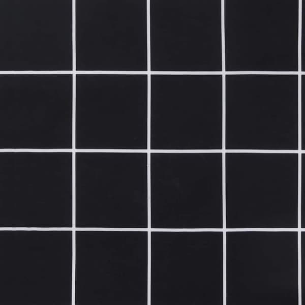 vidaXL hynde til havebænk 120x50x3 cm oxfordstof ternet sort