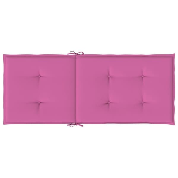 vidaXL stolehynder med høj ryg 6 stk. stof pink