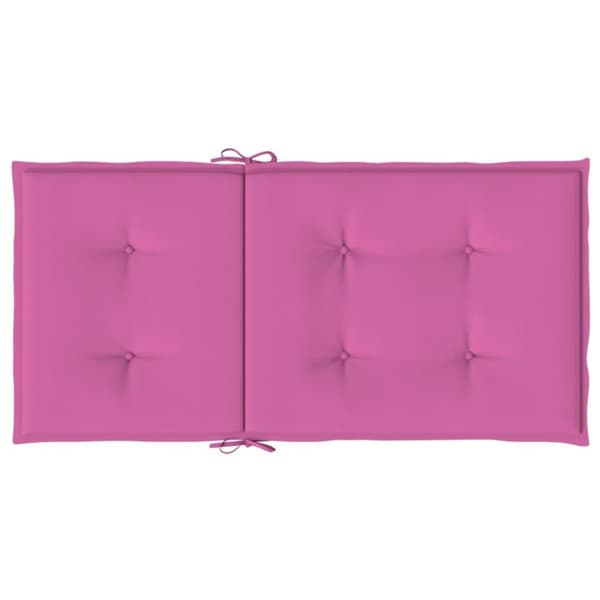 vidaXL stolehynder m. lav ryg 2 stk. stof pink