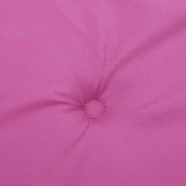 vidaXL stolehynder m. lav ryg 2 stk. stof pink