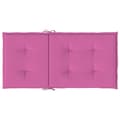 Miniatyrbillede 6 af 9: vidaXL stolehynder m. lav ryg 4 stk. stof pink