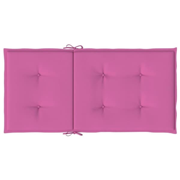 vidaXL stolehynder m. lav ryg 4 stk. stof pink