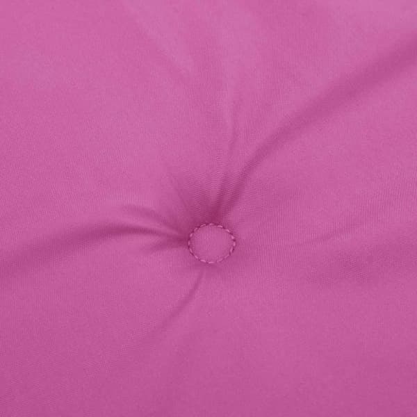vidaXL stolehynder m. lav ryg 6 stk. stof pink