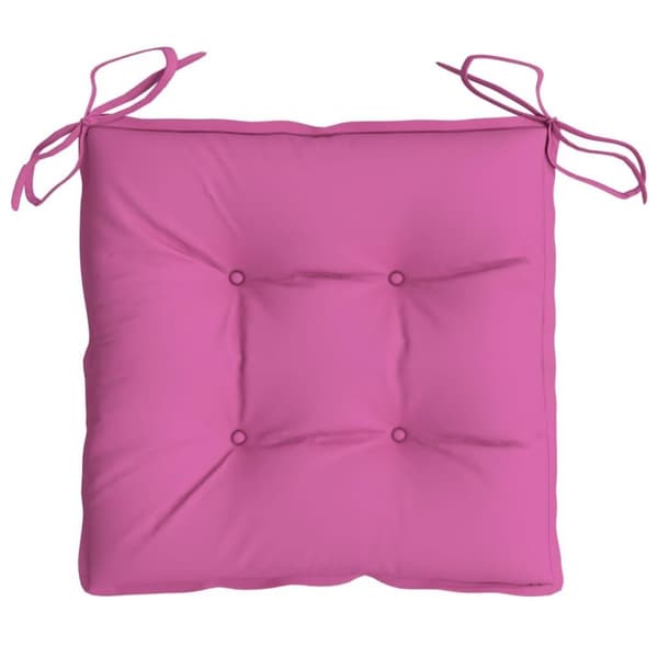 vidaXL Stolsdynor 6 st rosa 50x50x7 cm oxfordtyg