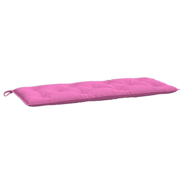 vidaXL Bänkdyna rosa 120x50x7 cm tyg