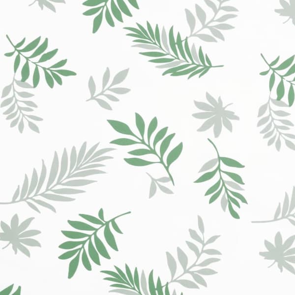 vidaXL Bänkdyna för trädgården bladmönster 150x50x7 cm oxfordtyg