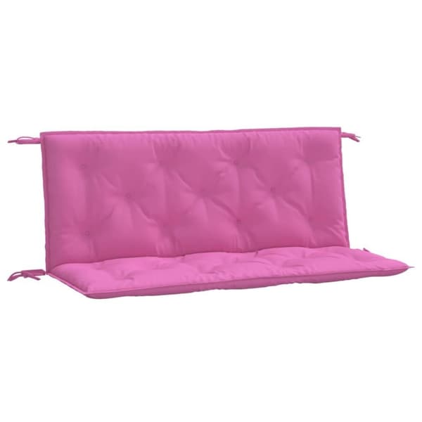 vidaXL Bänkdynor 2 st rosa 120x50x7 cm tyg